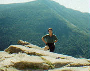 Author hiking in West Virginia
