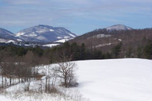 Winter in the mountains