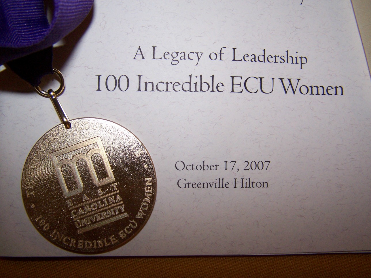 Incredible ECU woman program